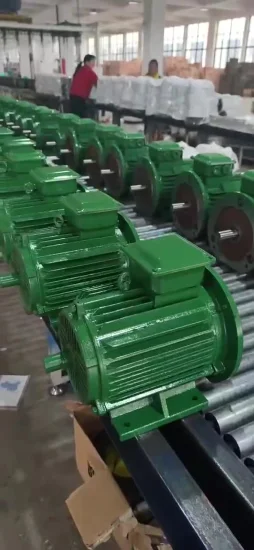 0,35-300 Kw 2-8 Pólo Ye2 China Fio de Cobre Enrolamento Gaiola de Esquilo Ferro Fundido Corpo de Alumínio Carcaça Motor Elétrico Elétrico Assíncrono de Indução CA